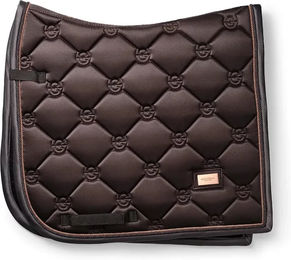 Produktbild von Dressur Schabracke Equestrian Stockholm für Vollblut in Beige Gold Braun