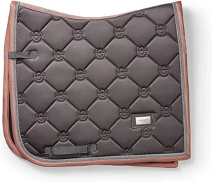 Produktbild von Dressur Schabracke Equestrian Stockholm für Vollblut in Beige Gold Grau