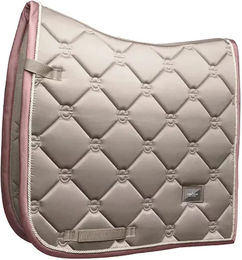 Produktbild von Dressur Schabracke Equestrian Stockholm für Warmblut in Beige Gold Grün