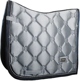 Produktbild von Dressur Schabracke Equestrian Stockholm für Warmblut in Grau Blau oder Silber