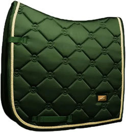 Produktbild von Dressur Schabracke Equestrian Stockholm Grün mit Gold