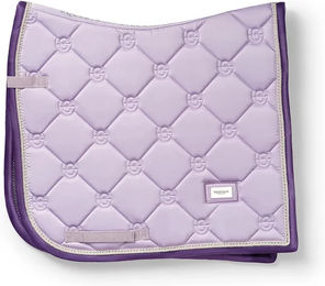 Produktbild von Dressur Schabracke Equestrian Stockholm Lila Weiß für Warmblut