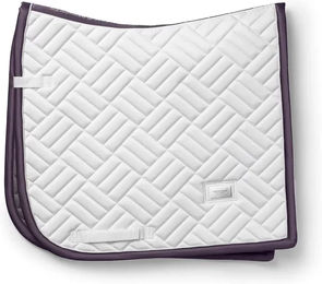 Produktbild von Dressur Schabracke Equestrian Stockholm Modern für Vollblut in Beige Gold Weiß