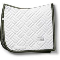 Produktbild von Dressur Schabracke Equestrian Stockholm Modern für Warmblut in Beige Gold Weiß