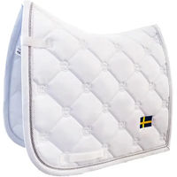 Produktbild von Dressur Schabracke Equestrian Stockholm Weiß mit Gold
