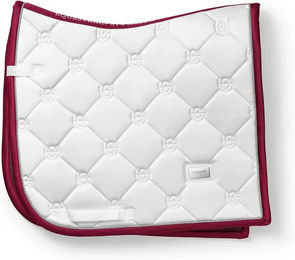 Produktbild von Dressur Schabracke Equestrian Stockholm Weiß Silber für Warmblut