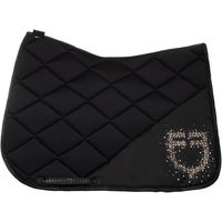 Produktbild von Dressur Schabracke Equestro Diamond Schwarz aus Baumwolle