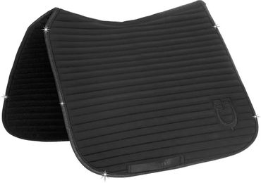 Produktbild von Dressur Schabracke Equestro Universe Stripe Schwarz Full