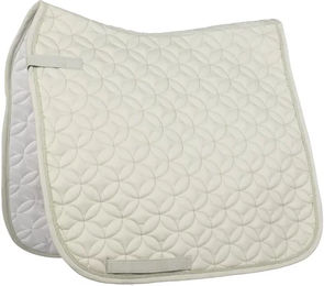 Dressur Schabracke HKM Daphne in Beige und Weiß – Bild 1 von 1