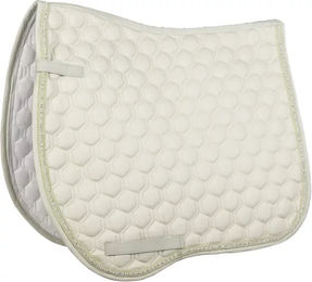 Dressur Schabracke HKM Elisa für Ponys in Beige und Weiß – Bild 1 von 1