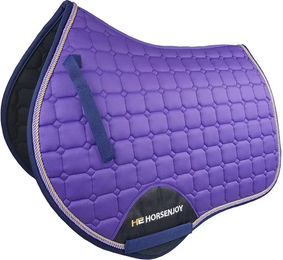 Produktbild von Dressur Schabracke Horsenjoy Defender Lila für Vollblut