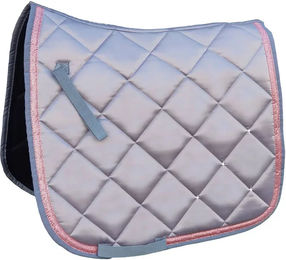 Produktbild von Dressur Schabracke Horsenjoy Grau aus Stoff für Vollblut/VB