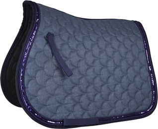 Produktbild von Dressur Schabracke Horsenjoy Shine Blau aus Polyester