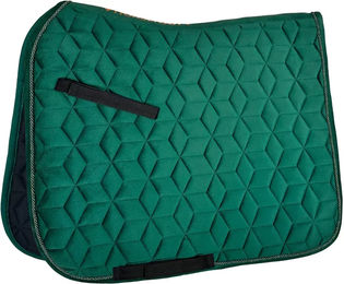 Produktbild von Dressur Schabracke Horsenjoy Velvet Grün für Vollblut