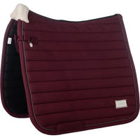 Produktbild von Dressur Schabracke Lauria Garrelli Livigno Elegance für Ponys in Rot mit Silikon