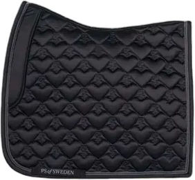 Produktbild von Dressur Schabracke PS of Sweden Heart Schwarz Gold