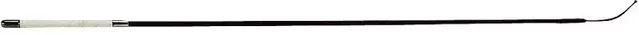 Produktbild von Dressurgerte Whip & Go Stick de dressage aus Metall 100 cm Schwarz Weiß