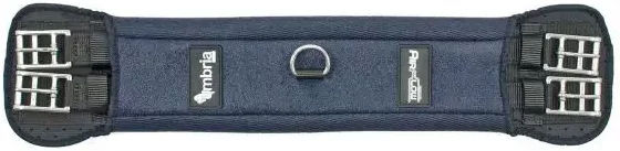 Produktbild von Dressurreitgurt Umbria Equitazione Airflow aus Neopren Blau 55 cm