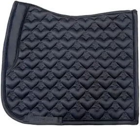 Dressurschabracke PS of Sweden Heart in Blau mit Plüschbesatz – Bild 1 von 2