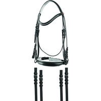 Produktbild von Dressurtrense JM Brillantini aus Leder in Schwarz