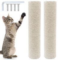 Produktbild von Dripio Ersatz-Kratzstamm für Katzen aus Sisal 40 cm weiß mit M8-Schrauben