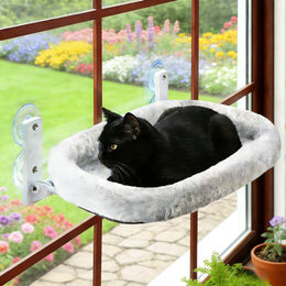 Dripio Fensterhängematte für Katzen Grau 52 cm bis 20 kg – Bild 1 von 1