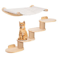 Produktbild von Dripio Katzen-Kletterwand mit Hängematte zur Wandmontage 36x10x36 cm