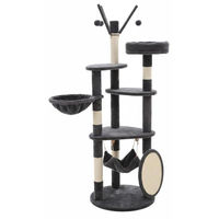 Produktbild von Dripio Katzenbaum 143 cm mit Hängematte Kratzstämmen und Spielzeug