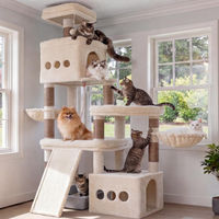 Produktbild von Dripio Katzenbaum 184 cm beige mit Anti-Kipp-Funktion für große Katzen