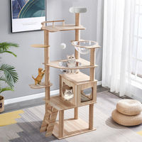 Produktbild von Dripio Katzenbaum aus Holz mit 7 Ebenen und Sisal 170 cm