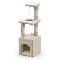 Produktbild von Dripio Katzenbaum Klein mit Plattform, Höhle und Sisal in Beige, 88 cm