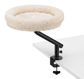 Dripio Katzenbett für Schreibtisch 40x40 cm beige mit Klemmbefestigung bis 15 kg – Bild 1 von 1