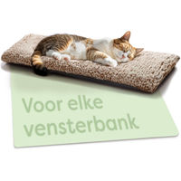 Produktbild von Dripio Katzenfensterbett 90x28 cm Braun selbstwärmend