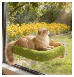 Dripio Katzenhängematte fürs Fenster als weiches Katzenbett 62,5x34,5x9 cm – Bild 1 von 1