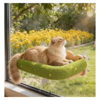 Produktbild von Dripio Katzenhängematte fürs Fenster als weiches Katzenbett 62,5x34,5x9 cm