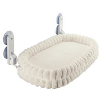 Produktbild von Dripio Katzenhängematte mit Saugnäpfen beige 30x60 cm für Katzen bis 10 kg