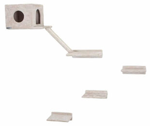 Dripio Kletterwand Mont Blanc für Katzen 6-teilig beige – Bild 1 von 1