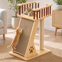 Produktbild von Dripio Kratzbaum 4-in-1 aus Holz und Sisal mit Katzenbett 78 cm