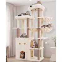 Produktbild von Dripio Kratzbaum aus Sisal und Plüsch in Beige mit 2 Ebenen und 177 cm Höhe