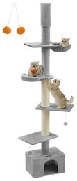 Dripio Kratzbaum deckenhoch verstellbar für Katzen 231-291 cm – Bild 1 von 1