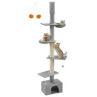 Produktbild von Dripio Kratzbaum deckenhoch verstellbar für Katzen 231-291 cm
