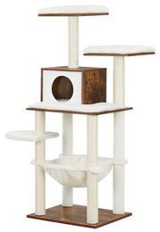Dripio Kratzbaum für Katzen 138 cm mit Sisal, Höhle und Hängematte – Bild 1 von 1