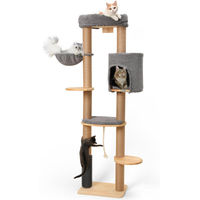 Produktbild von Dripio Kratzbaum für Katzen aus Massivholz zur Wandmontage 188 cm