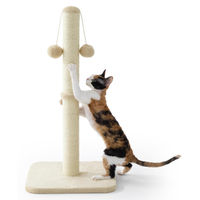 Produktbild von Dripio Kratzbaum für Katzen aus Sisal in Beige 36x36x74 cm