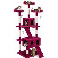 Produktbild von Dripio Kratzbaum für Katzen aus Sisal in Bordeaux 170 cm