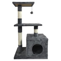 Produktbild von Dripio Kratzbaum für Katzen Creme-Grau 50x30x80 cm