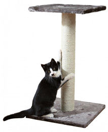 Dripio Kratzbaum für Katzen in Grau aus Sisal 40x40x69 cm – Bild 1 von 1