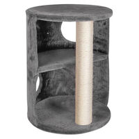 Produktbild von Dripio Kratzbaum für Katzen in Grau mit Plüsch-Säule Ø 42 x 58 cm