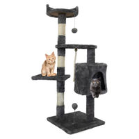 Produktbild von Dripio Kratzbaum für Katzen mit 3 Ebenen in Grau 40x40x112 cm