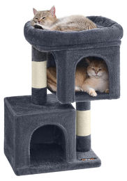 Dripio Kratzbaum für Katzen mit Katzenhaus und Sisal-Elementen 65 cm – Bild 1 von 1